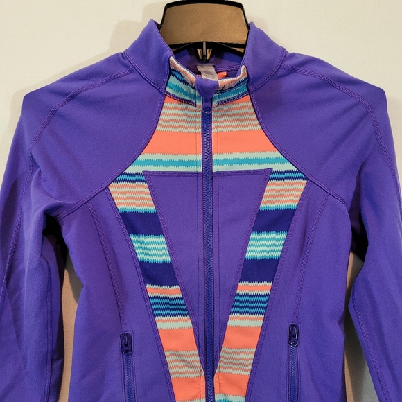 Ivivva Zip Up Fitted Purple Jacket - Picture 2 of 10